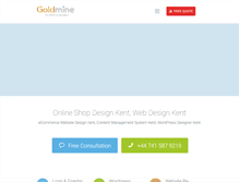 Tablet Screenshot of goldmineconsulting.co.uk